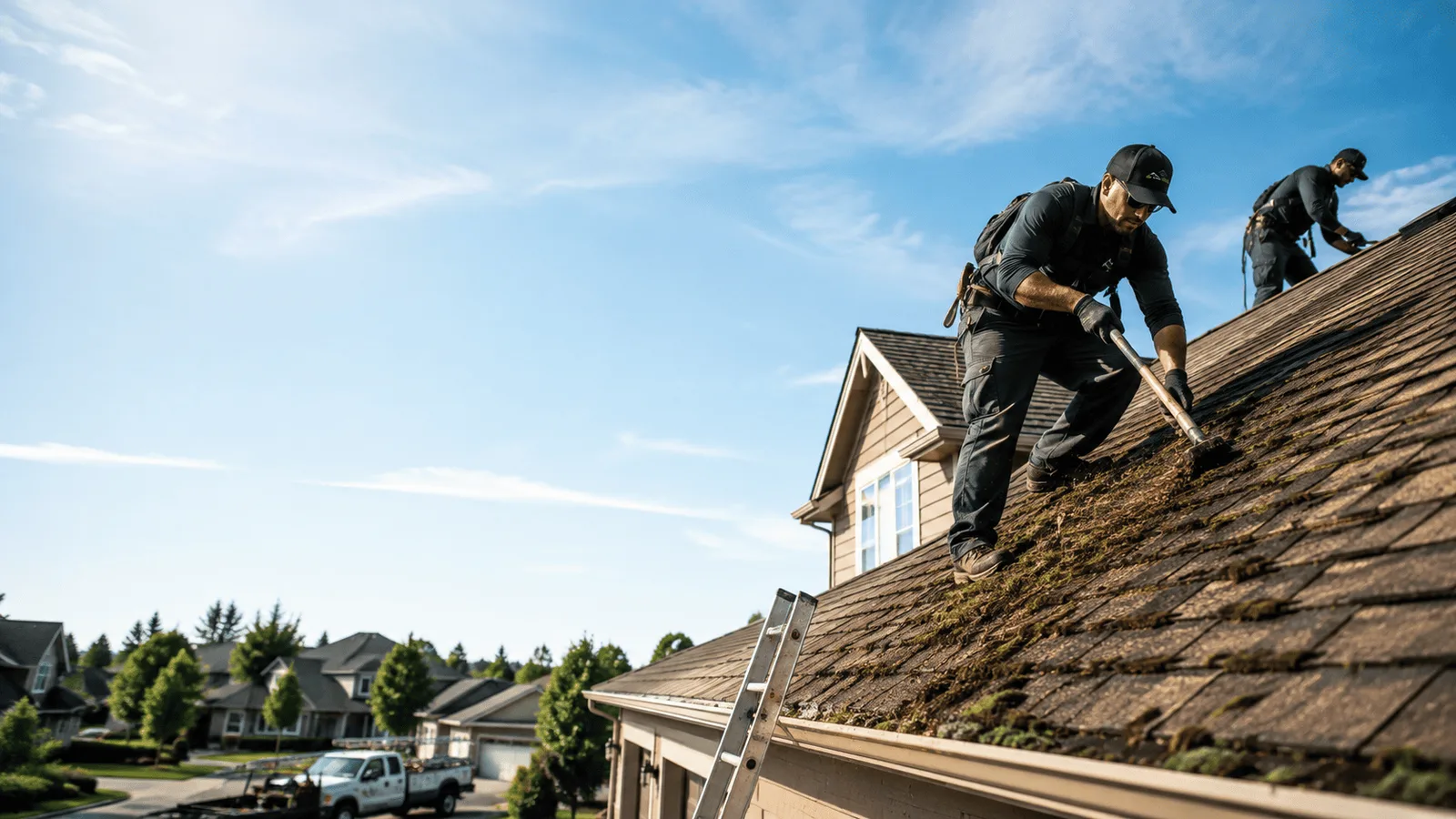 Roof Moss Removal in Amanda, OH near me